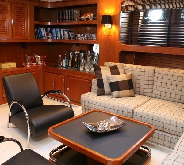 Screening: Yacht GITANA's Saloon Photograph