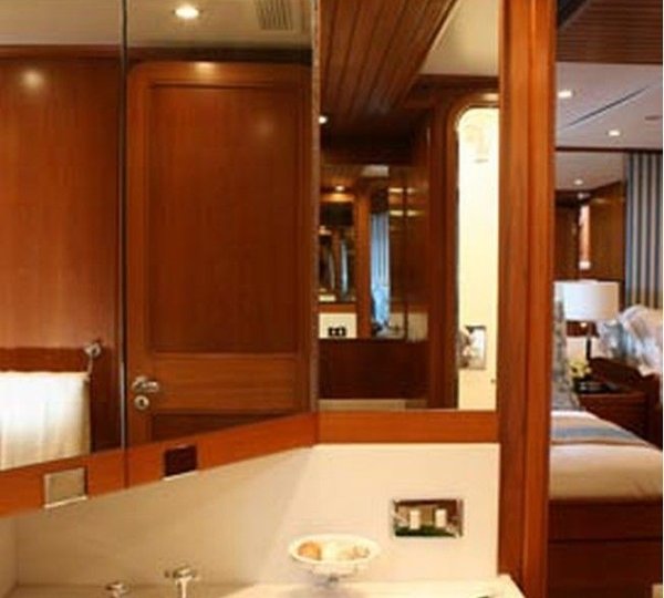 Main Master Bathroom On Board Yacht GITANA