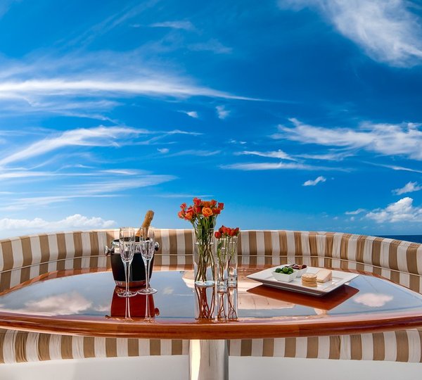 Circular Sitting Aboard Yacht ANDIAMO