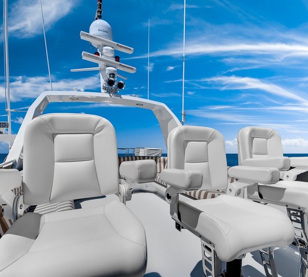 Fly-bridge Sitting On Board Yacht ANDIAMO