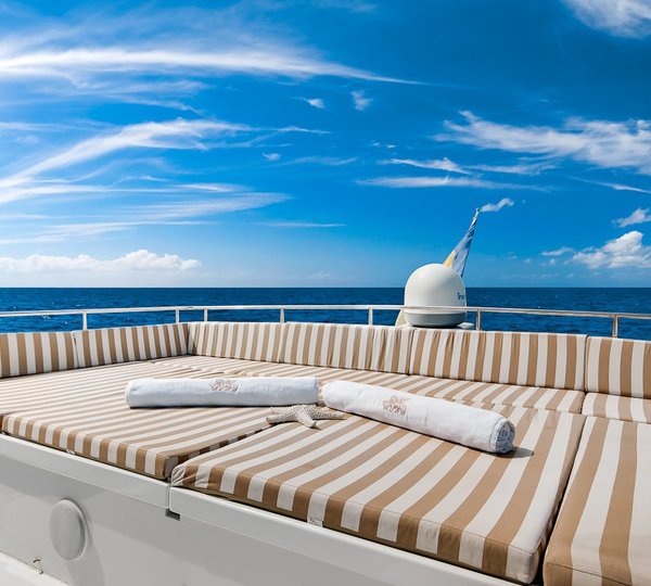 Sunbeds On Yacht ANDIAMO