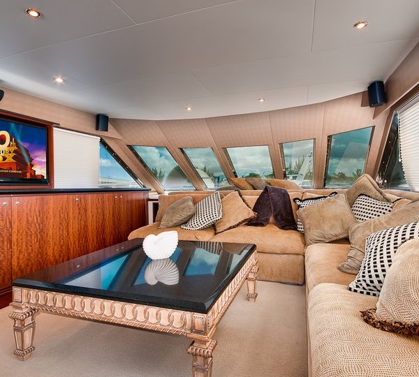 Saloon Aboard Yacht ANDIAMO