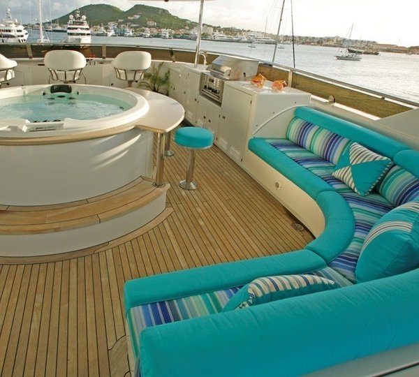 Fly-bridge On Yacht ATLANTICA