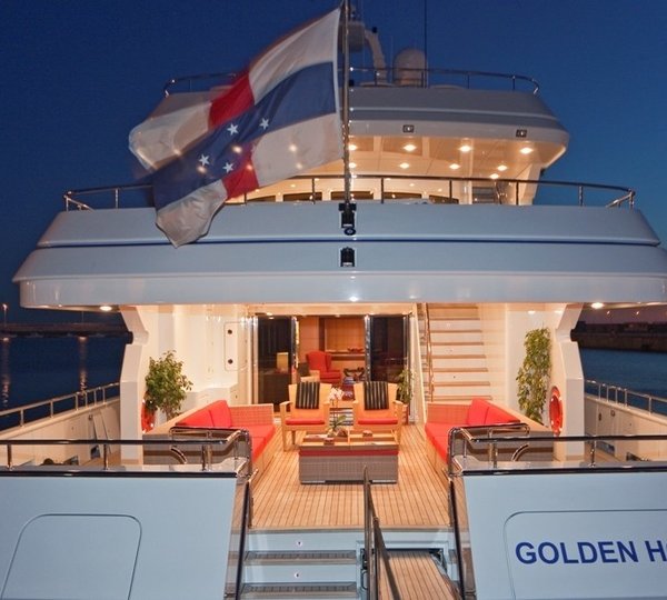 Aspect Of Aft Deck On Yacht GOLDEN HORN