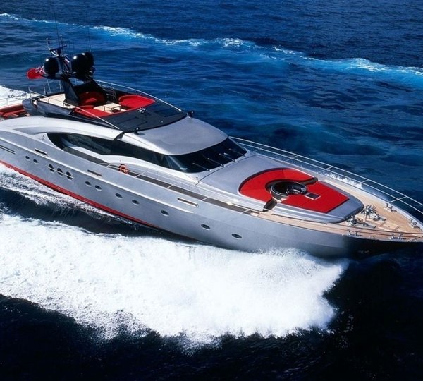 Forward Aspect: Yacht DRAGON's Cruising Pictured