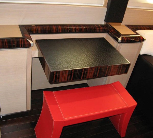 Close Up: Yacht DRAGON's Main Master Cabin Image