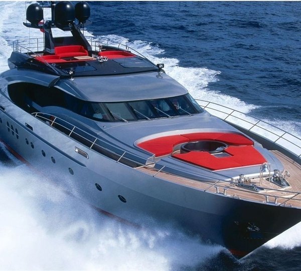 Ship's Bow On Board Yacht DRAGON