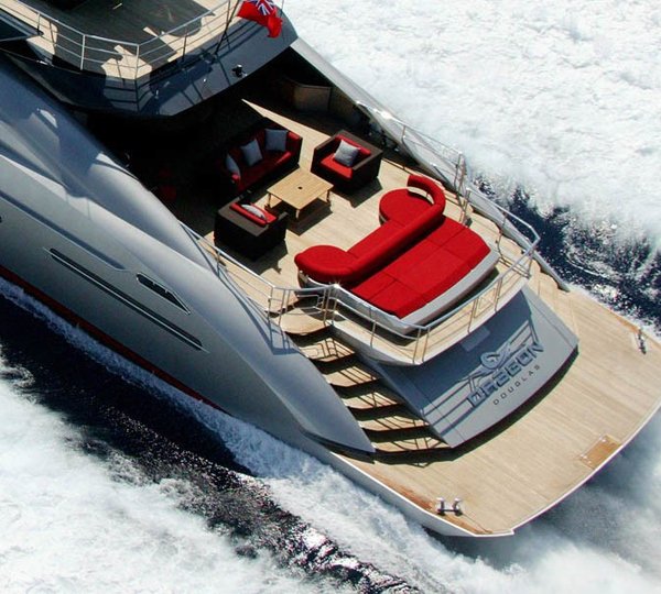 Aft: Yacht DRAGON's Above Photograph
