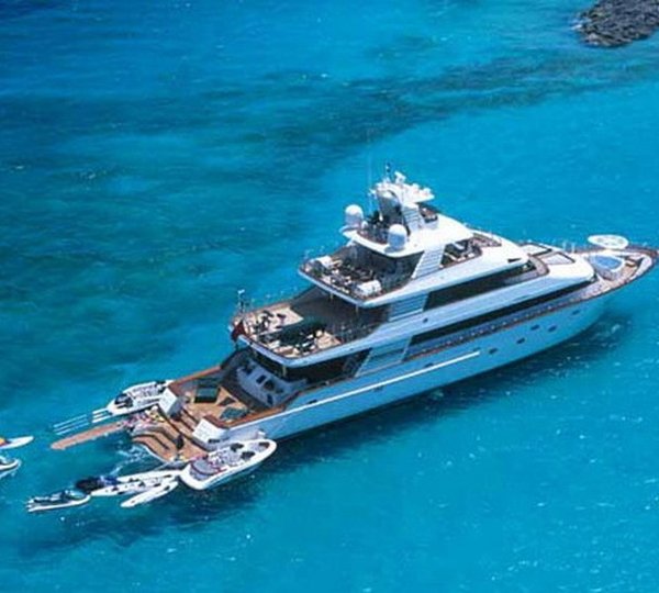 Ship's Tender With Toys On Board Yacht FORTY LOVE