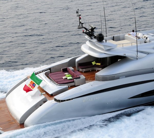 Aft: Yacht MY TOY's Cruising Pictured