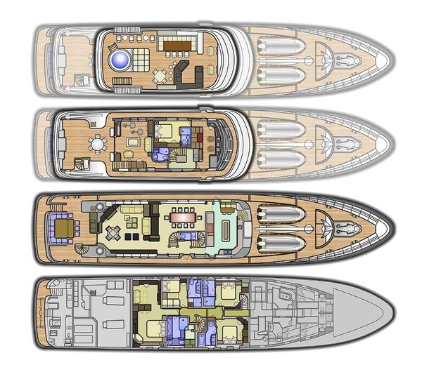 The 43m Yacht ANGIAMO