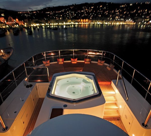 Jacuzzi Pool Aboard Yacht DIANE