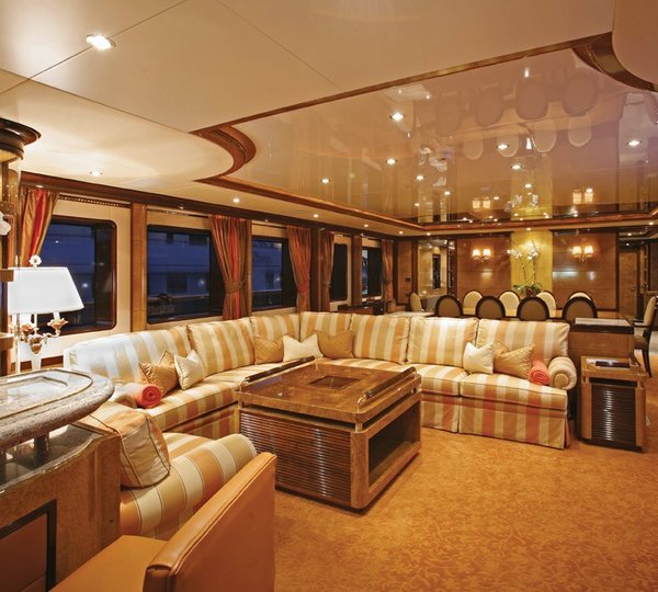 Saloon With Eating/dining On Board Yacht DIANE