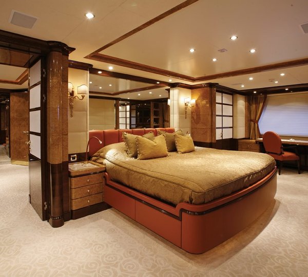 Main Master Cabin Aboard Yacht DIANE