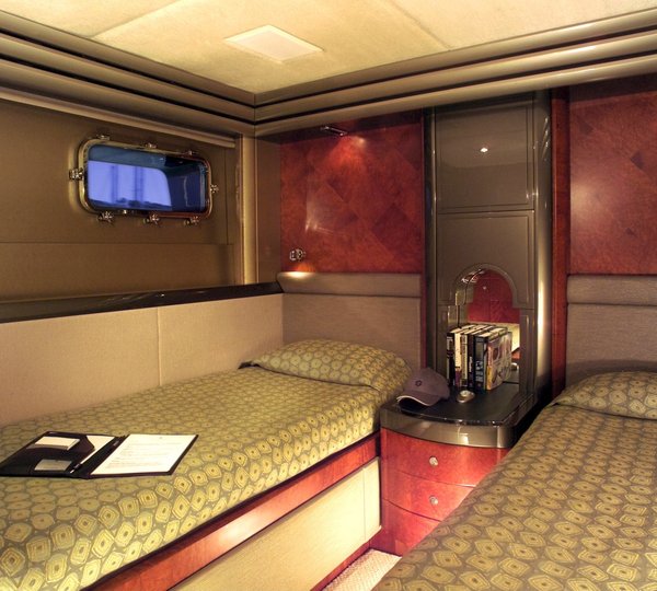 Twin Bed Cabin On Board Yacht SILVER DREAM