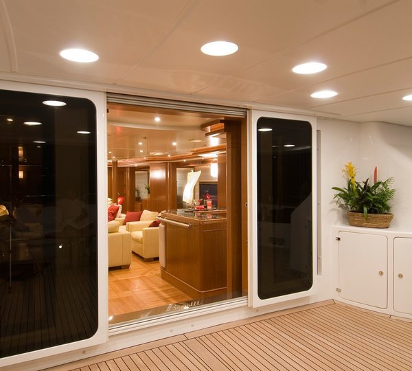 Doors: Yacht BLUE VISION's Premier Deck Aft Image
