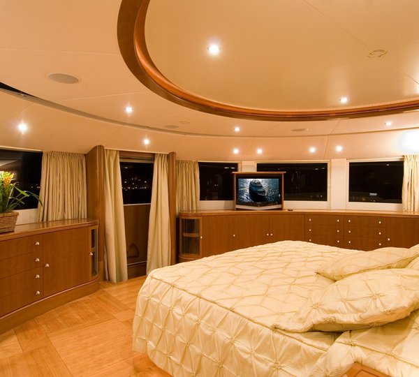 Main Master Cabin Berth On Yacht BLUE VISION
