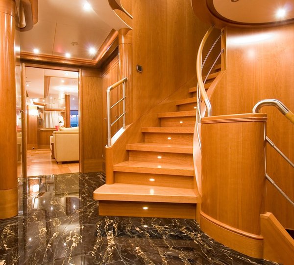 Premier Hallway Aboard Yacht BLUE VISION