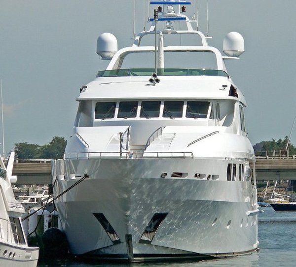 Ship's Bow On Yacht M3