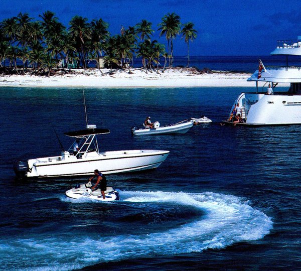 Ship's Tenders On Yacht RELENTLESS