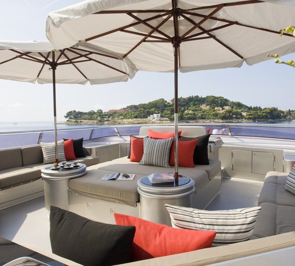 Sun Deck On Board Yacht SILVER DREAM