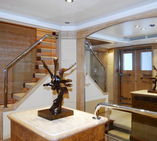 Lobby With Staircase On Yacht BALAJU