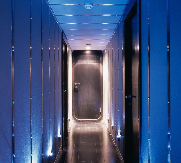 Stateroom Hallway On Yacht FATHOM
