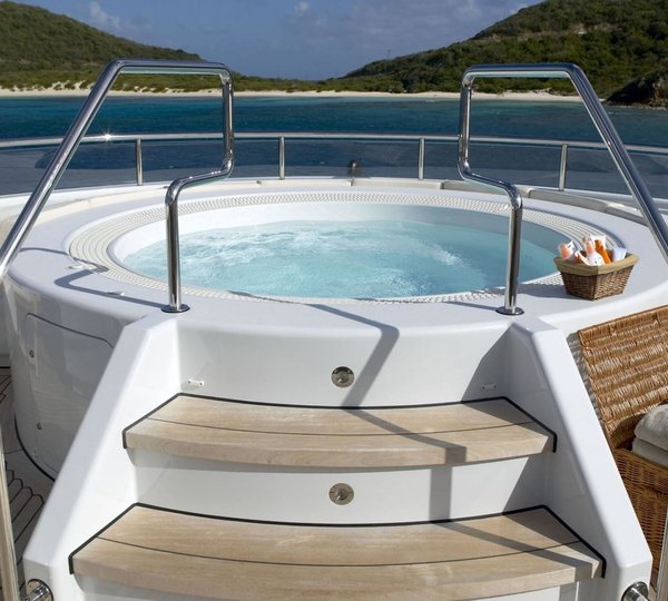 Jacuzzi Pool Staircase On Board Yacht HARLE