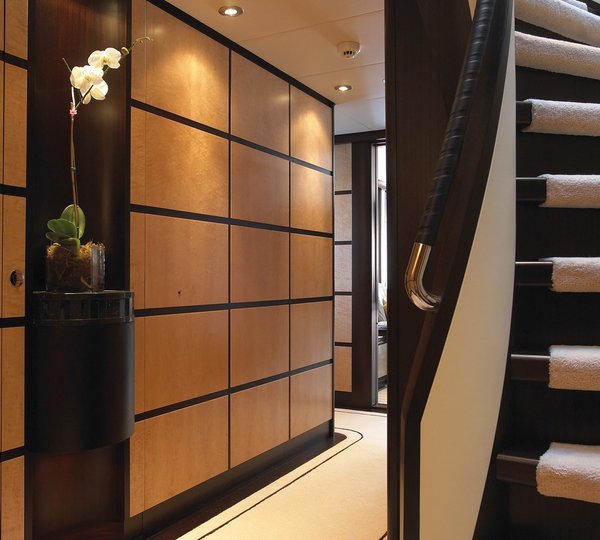 Staircase With Hall Aboard Yacht HARLE