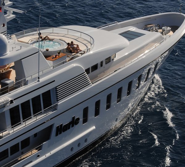 Forward: Yacht HARLE's From Above Aspect Pictured