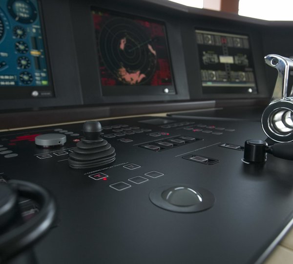 Bridgedeck Instrumentation On Board Yacht HARLE