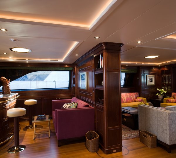 Saloon On Board Yacht HELIOS