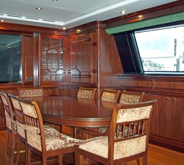 Eating/dining Area On Yacht HELIOS