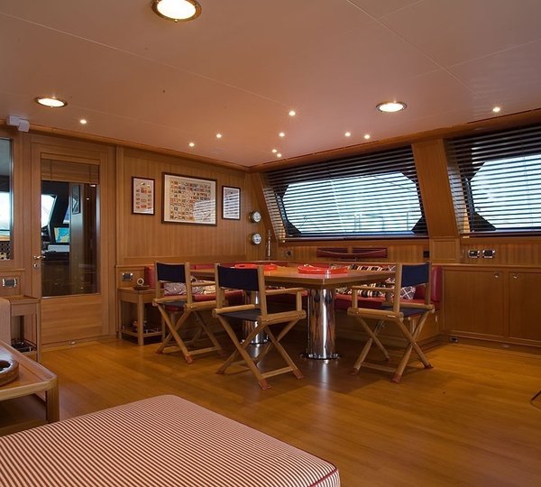 Eating/dining Aboard Yacht HERITAGE
