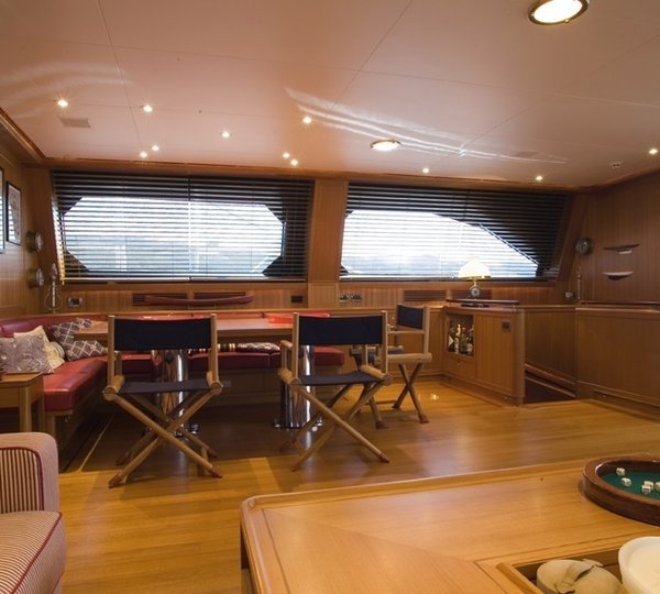 Saloon With Eating/dining Aboard Yacht HERITAGE