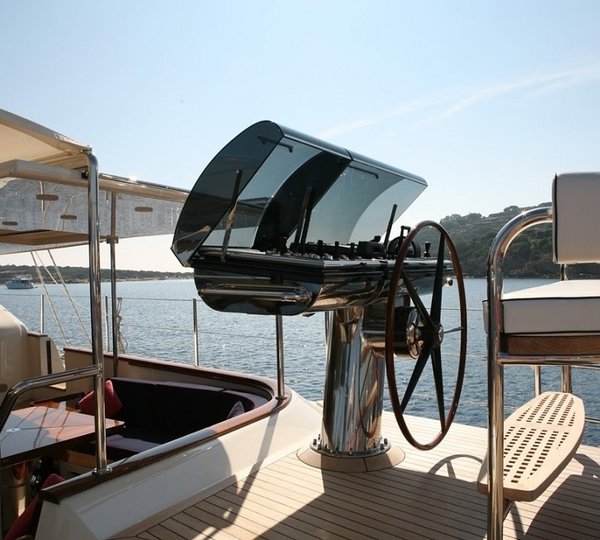 Close Up Aboard Yacht HERITAGE