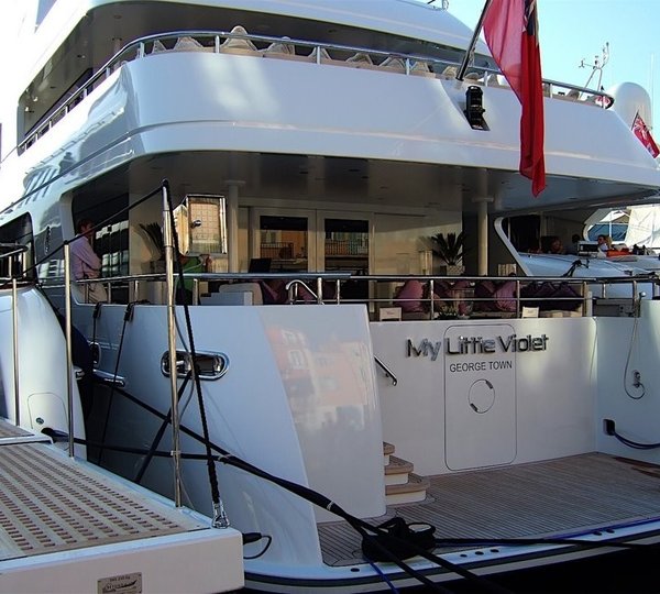 Aft With Passerella On Board Yacht MY LITTLE VIOLET