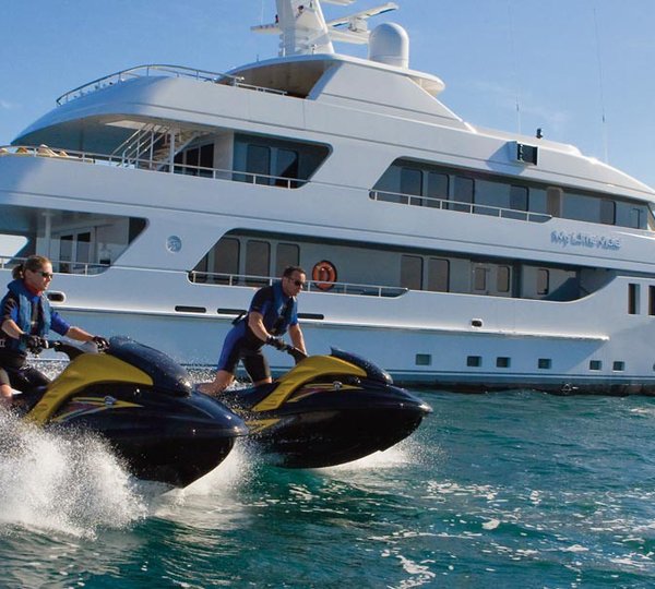 Jetski Skiing On Yacht MY LITTLE VIOLET