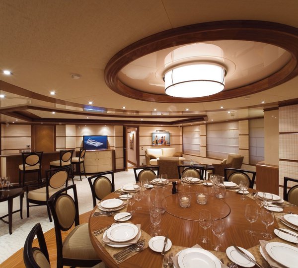 Eating/dining Furniture Aboard Yacht PRINCESS IOLANTHE
