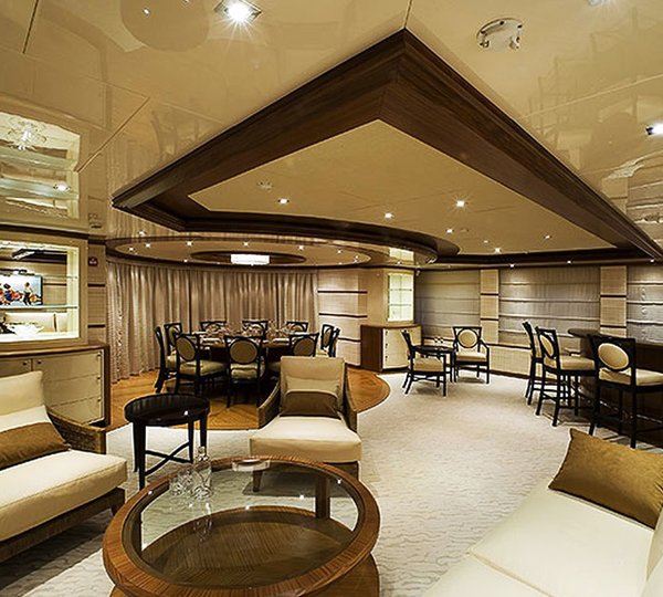 Saloon With Eating/dining Aboard Yacht PRINCESS IOLANTHE