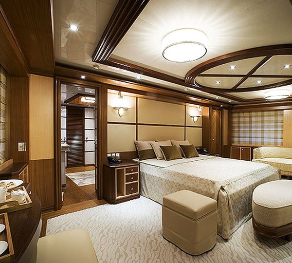 Profile Aspect: Yacht PRINCESS IOLANTHE's Main Master Cabin Pictured