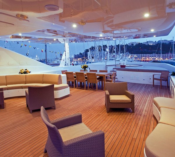 Sun Deck Aft On Yacht PRINCESS IOLANTHE