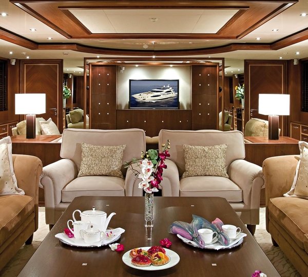 Saloon Sitting On Yacht PRINCESS IOLANTHE