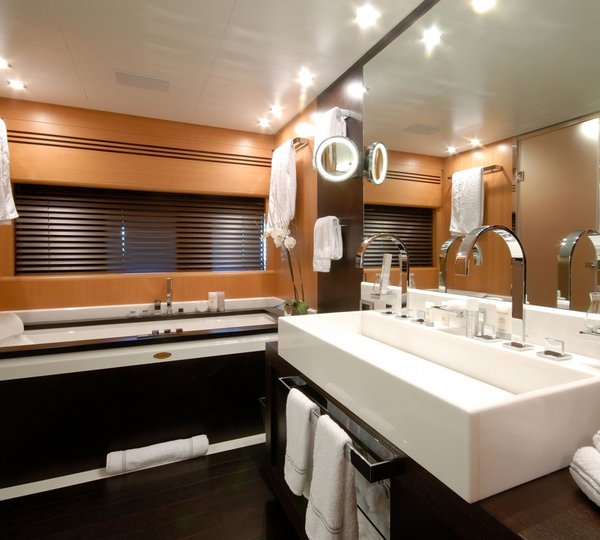 Main Master Bath On Yacht PURE ONE