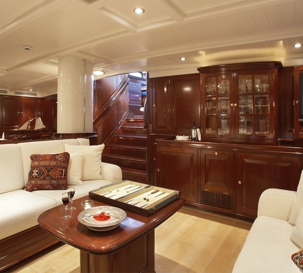 Saloon Aboard Yacht WINDROSE OF AMSTERDAM
