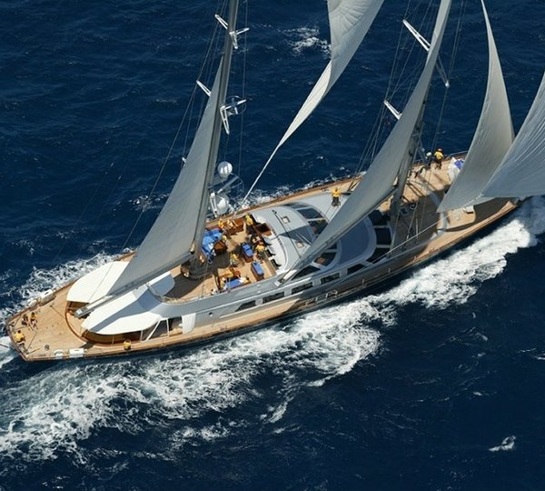 Above Aboard Yacht ANDROMEDA LA DEA