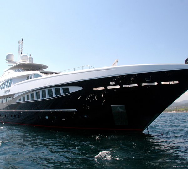 Ship's Bow Aboard Yacht LET IT BE