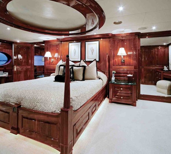 Main Master Cabin Aboard Yacht ONE MORE TOY