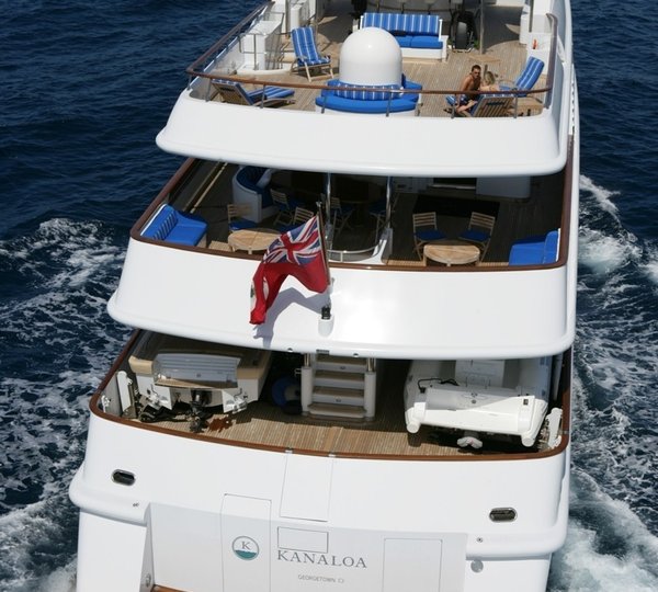Aft Decks Aboard Yacht KANALOA