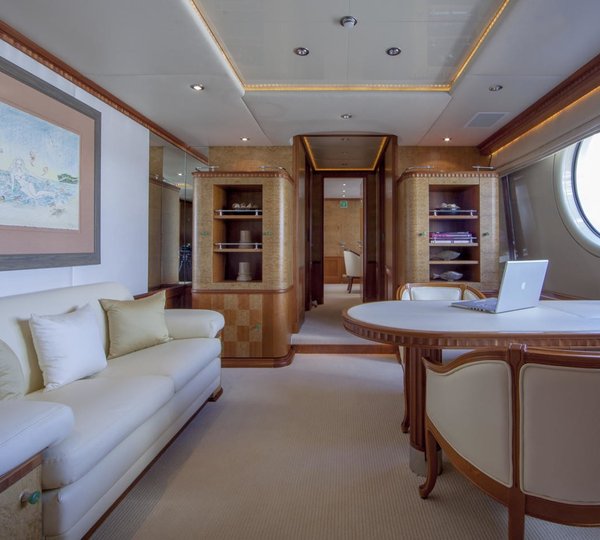 Main Master Office On Board Yacht KANALOA